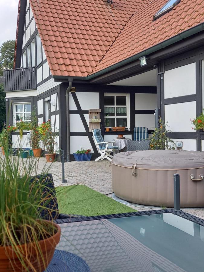 Landidylle Mit Garten, Whirlpool Und Klima Reken Exteriér fotografie
