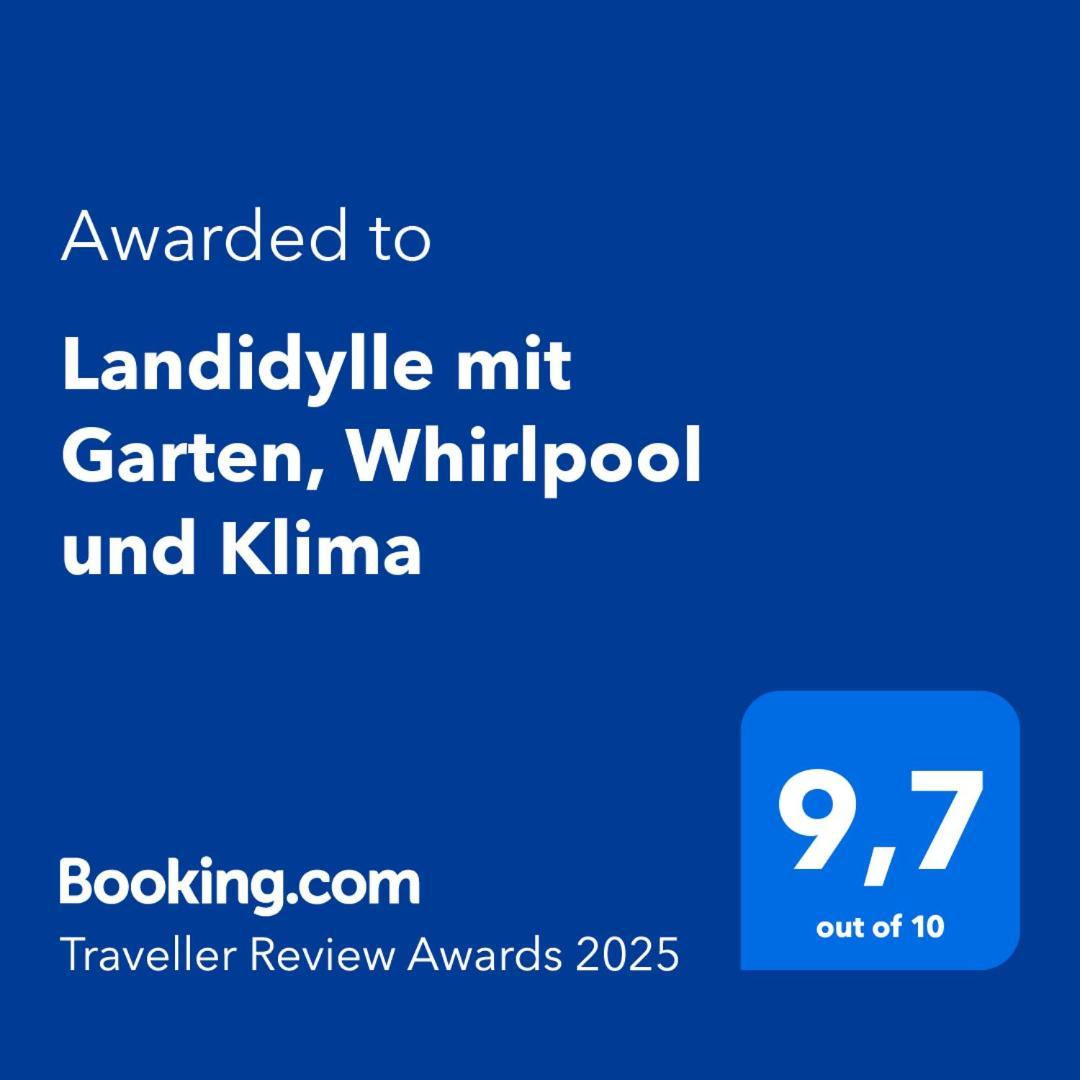 Landidylle Mit Garten, Whirlpool Und Klima Reken Exteriér fotografie